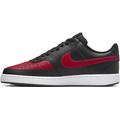 Sneaker NIKE SPORTSWEAR "COURT VISION LOW" Gr. 47,5, bunt (black, university, red, white) Schuhe Schnürhalbschuhe