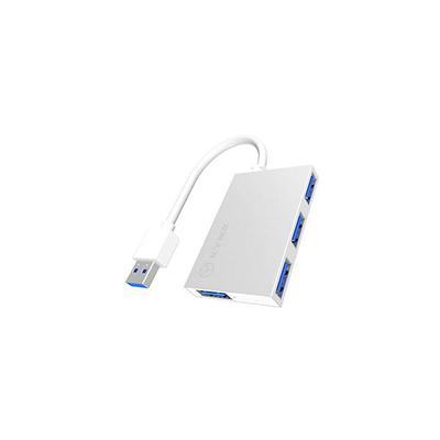 RaidSonic ICY IB-HUB1402 - USB 3.0 4-Port Hub, Aluminium (IB-HUB1402)