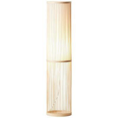 BRILLIANT Lampe Nori Standleuchte 1flg natur/weiß 1x A60, E27, 40W, geeignet für Normallampen