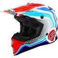 Suomy MX Speed Pro Forward Motocross Helm, weiss-blau, Größe S
