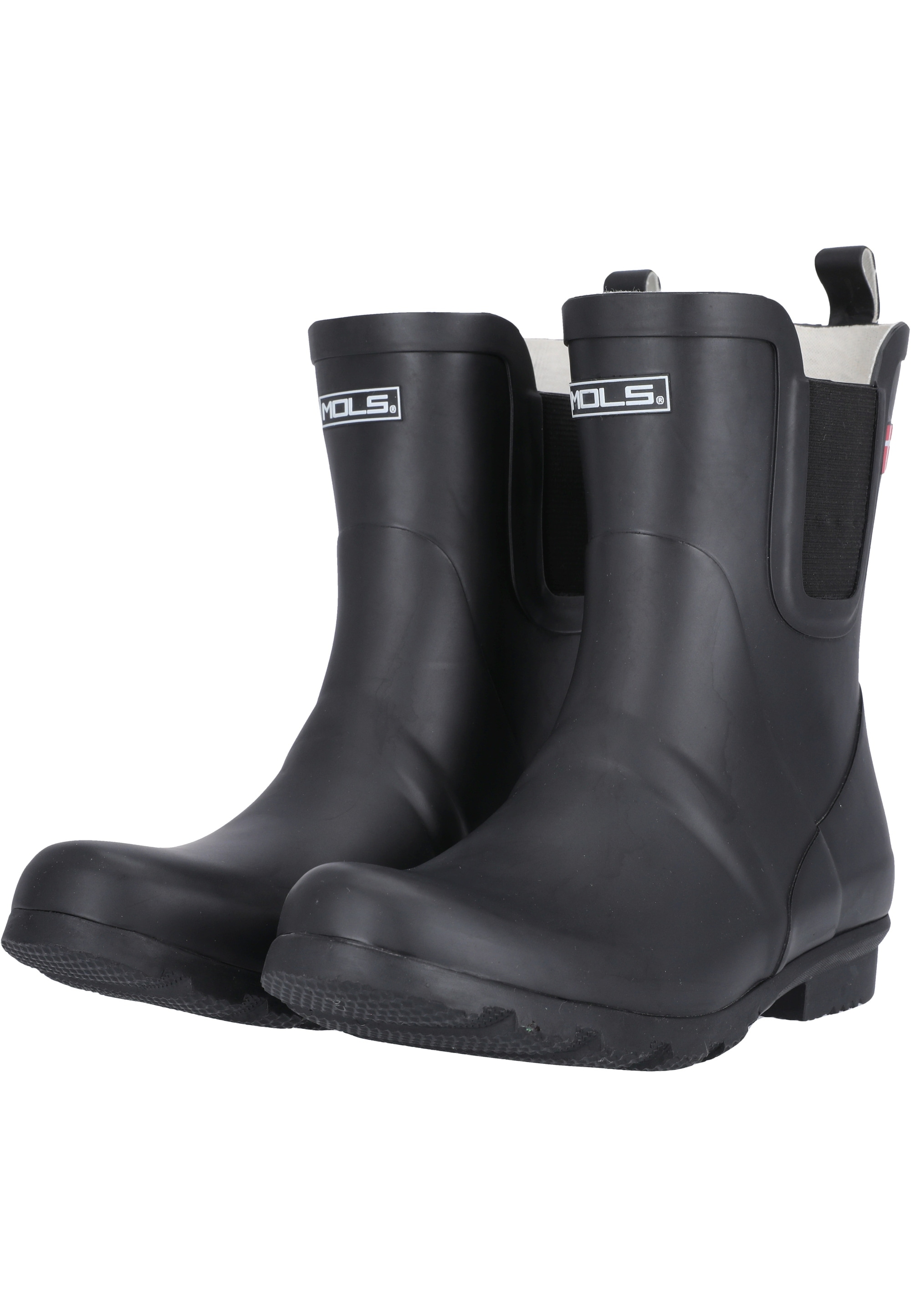 Gummistiefel MOLS "Suburbs", Gr. 39, schwarz, Gummi, Casual, Schuhe, mit wasserdichter Funktion Image