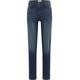 Tapered-fit-Jeans MUSTANG "Style Tramper Tapered" Gr. 33, Länge 34, blau (5000, 883 dunkelblau) Herren Jeans Tapered-Jeans