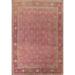 Distressed Pink Tabriz Persian Vintage Rug Hand-knotted Wool Carpet - 10'0" x 12'6"