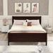 Classic Minimalist Design Full Size Wood Platform Bed with Headboard and Wooden Slat Support Suitable for Bedroom Furniture