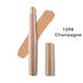 10 Color Stereo Eye Shadow Stick Pen Double Color Gradient Shadow Stick Shimmer Glitter Eyeshadow 1pcs(109# Champagne)