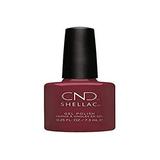 CND Shellac Gel Nail Polish Long-lasting NailPaint Color with Curve-hugging Brush Red/Burgundy Polish 0.25 fl oz
