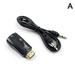 HDMI-compatible Male to VGA Female Jack Video Cable Adapter Audio Converter L5Y0