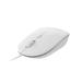 Klipxtreme - Mouse Wired 4 Button with Scroll Ambidextrous 1600dpi Ergonomic PC/Mac - White (KMO-201WH)