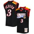 Men's Mitchell & Ness Allen Iverson Black Philadelphia 76ers Hardwood Classics 2006/07 Swingman Jersey