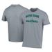 Men's Under Armour Gray Notre Dame Fighting Irish Volleyball Arch Over Performance T-Shirt