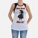 Disney Tops | Disney "What Would Alice Do" Muscle Tank Top | Color: Black/White | Size: Xs