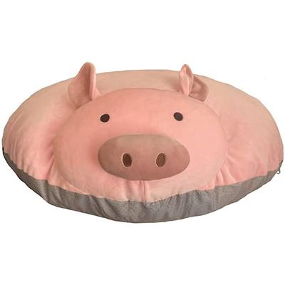 Large Overstuffed Pig Shaped Pillow Toy, Large, Pink