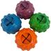 Small Pet Challenging Treat Balls Toy, Small, Pack of 4, Assorted