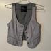 American Eagle Outfitters Jackets & Coats | American Eagle Pinstripe Vest In Excellent Condition. | Color: Gray | Size: S