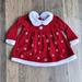 The North Face Dresses | Baby Girls Santa Winter Christmas Dress The Cutest Thing! Size 3t | Color: Red/White | Size: 3tg