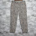 J. Crew Pants & Jumpsuits | J. Crew City Fit Leopard Print Pants Size 0 | Color: Black/Brown | Size: 0