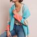 Anthropologie Jackets & Coats | Anthropologie Field Flower Aldomartins Sweater Coat Free People Pilcro Akemi | Color: Blue | Size: S