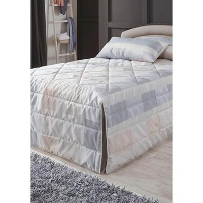 Tagesdecke, beige, B:237cm L:250cm, Polyester, WESTFALIA SCHLAFKOMFORT, Tagesdecken Image