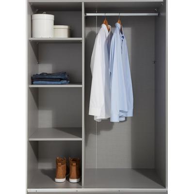 Inneneinteilung WIMEX, grau (leinengrau), Schrankinneneinteiler, für Wimex Schränke mit der Höhe 236cm