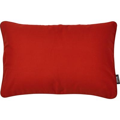 Dekokissen DONE. "Uni", rot (blutrot, unifarben), B:40cm L:60cm, Baumwolle, Dekokissen_Sitzkissen_Kissenhüllen, unifarben, Reißverschluss, Kissenhüle ohne Füllung, 1 Stück Image
