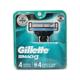 64 Mens Gillette Mach 3 Mach3 Refill Razor Blade Cartridges (TOTAL 16 4 PACKS)