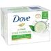 4 Pack - Dove go fresh Beauty Bar Cucumber and Green Tea 4 oz 2 Bar