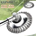 LUSQI-Tête de coupe en acier pour débroussailleuse de jardin roue en acier 6/8 outil électrique