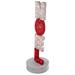 Northlight Seasonal 39" Lighted Red & Silver Noel Outdoor Christmas Sign Decoration in Gray/Red | 39 H x 13.75 W x 13.75 D in | Wayfair