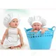 Tablier et chapeau de chef pour enfants costume de cuisinier blanc pour bébé accessoires de