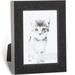 Roma Moulding Versailles Picture Frame Wood in Black | 9.5 H x 7.5 W x 1.125 D in | Wayfair 127245-57