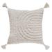SPLENDID HOME Splendid Tufted Chenille Decorative Pillow Polyester/Polyfill/Cotton in White | 16 H x 16 W x 1 D in | Wayfair 2000006254
