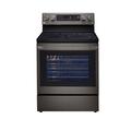 LG 30" 6.3 cu. ft. Smart Freestanding Electric, Stainless Steel in Black | 46.5 H x 29.87 W x 28.87 D in | Wayfair LREL6325D