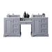 Alcott Hill® Kewstoke 85" Double Bathroom Vanity Set Stone, Wood in Gray | 41.07 H x 83.13 W x 23.5 D in | Wayfair 9570751C6CA342B382D58EEE1A10EBFD