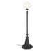 Patio Living Concepts European 1-Light 85" Lamp Post Metal in Black | 85 H x 22 W x 22 D in | Wayfair 330