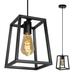 17 Stories 1-Light Modern Lantern Light Fixtures in Black | 9 H x 6.9 W x 6.9 D in | Wayfair 71477F050953421B8BC4143B00025CB6