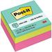 Post-it Notes 3x3 in 1 Cube America s #1 Favorite Sticky Notes Pink Wave Clean Removal Recyclable (2027-RCR)
