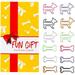 60Pcs Cute Dog and Bones Paper Clips Dog Lover Gifts for Women Cute Dog Office Supplies Office Desk Accessories for Work School Office Animal Gifts for Women Coworkers Dog Lovers