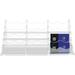 Miumaeov 4-Tier 12 Compartments Clear Acrylic Multiple Business Card Holder Stand Desktop Display Storage Stand Business Card Dispenser for Home & Office Desk Sturdy and Stable