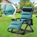 NAIZEA Zero Gravity Chair Oversize Patio Chair Lawn Chair Flolding Recliner Lounge Chair