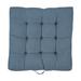 Red Barrel Studio® Damiel Sunbrella® Indoor/Outdoor Floor Pillow Polyester/Polyfill/Sunbrella® in Blue | 24 H x 24 W x 5 D in | Wayfair