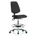 Latitude Run® Vinyl ESD Chair - High Bench Height w/ Medium Back, Seat Tilt, Chrome Foot Ring | 55 H x 27 W x 25 D in | Wayfair