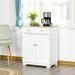 Red Barrel Studio® 26.75" Wide 2 Drawer Sideboard, Solid Wood in White | Wayfair B7E0F976C9CA457C8548E5DEE934B5E5