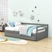 Lark Manor™ Twin Daybed w/ Trundle Wood in Gray | 25.9 H x 41.7 W x 79.5 D in | Wayfair CC09E2F071E74760BFC21F842BE75FA2