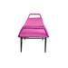 Innit Pelopin Indoor/Outdoor Handmade Bench Metal in Pink/Black | 20 H x 65 W x 16 D in | Wayfair i26-01-05