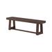 Wade Logan® Linzy Classic Wood Bench Wood in Brown | 18 H x 60 W x 14 D in | Wayfair 4A56C557E6F94C4389EC4ADBB46B4F63