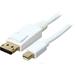 AYA 10Ft (10 Feet) Mini Displayport to Displayport 32AWG with Audio Output