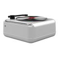 Journey Turntable Record Player Portable Vinyl Record Player with Built-in Speakers Classic Vinyl Player Turntable with Speakers(Whiteï¼‰