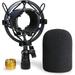 AT2020 Shock Mount with Windscreen Shock Mount Stand with Foam Pop Filter for Audio Technica AT2020 AT2035