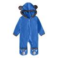 2DXuixsh Gender Neutral Baby Pants Boy Footed Romper Coat Baby Hooded Jumpsuit Girl Ears Bear Boys Romper&Jumpsuit Tux Romper Baby Boy Polyester Blue 100