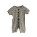 JDEFEG Boys Winter Clothes Size 8 Baby Girls Boys Floral Cotton Summer Short Sleeve Romper Jumpsuit Clothes Tee 12M Onesies for Baby Boy Cotton Dark Gray 90